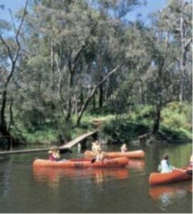 Canoeing in the Blackwood River